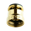 Поворотный 360° адаптер DROP СOLOR CL360-GLD внешняя резьба 24 мм угол 15° латунь цвет золотой
