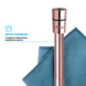 Шланг для душа DROP Silk DuoFlex полимерный с двойным Анти-Твистом 175 см розовое золото SH-H175-ROS-P 6 из 11