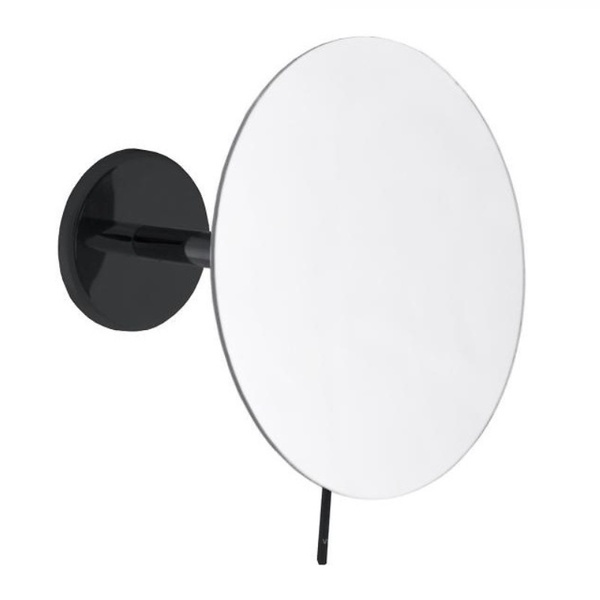 Косметическое зеркало EMCO круглое подвесное металлическое черное 1094 133 02