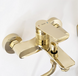 Змішувач для ванної одноважільний із коротким виливом REA VIRAL GOLD золото латунь REA-B2024 4 з 5