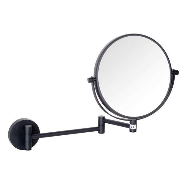Косметическое зеркало BEMETA Dark круглое подвесное металлическое черное 112201510