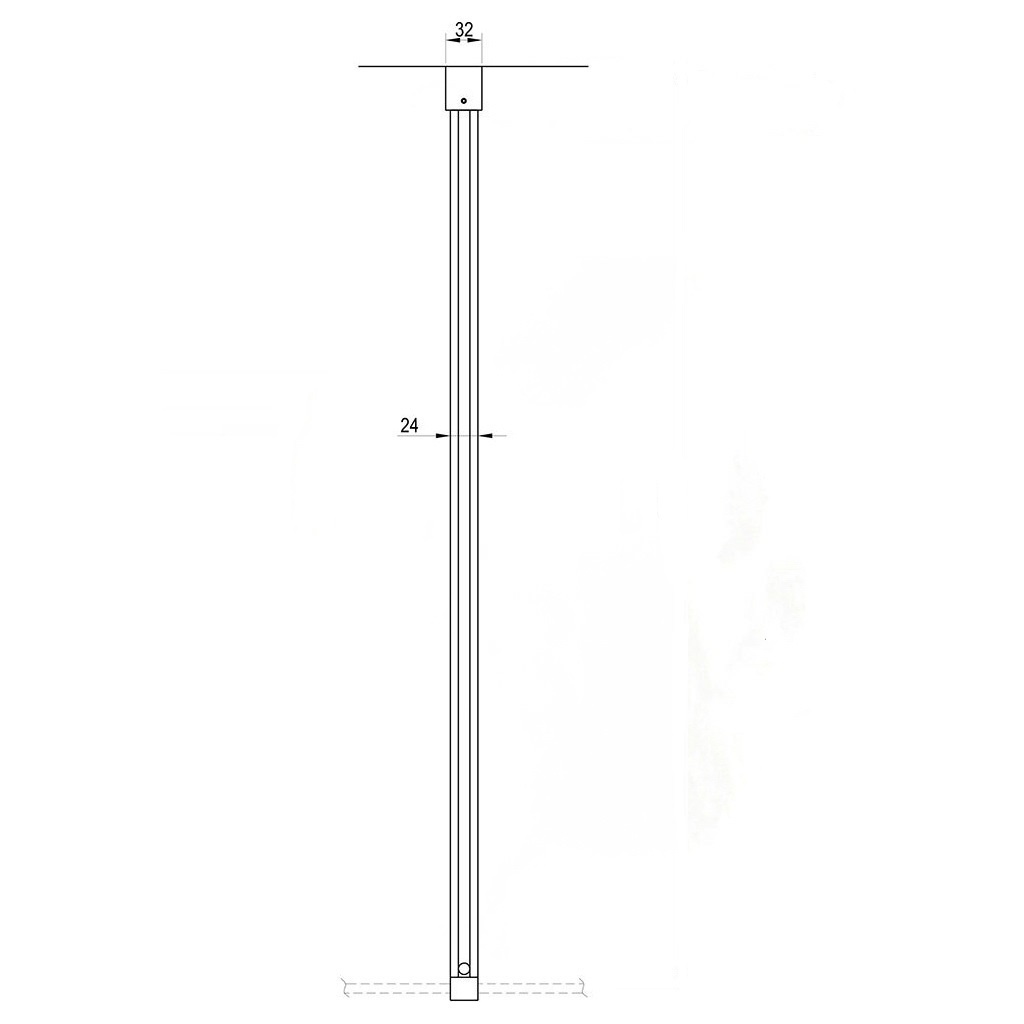 Тримач для скла душової кабіни RAVAK W SET-100 Wall/Corner довжина 120см GWD010003019