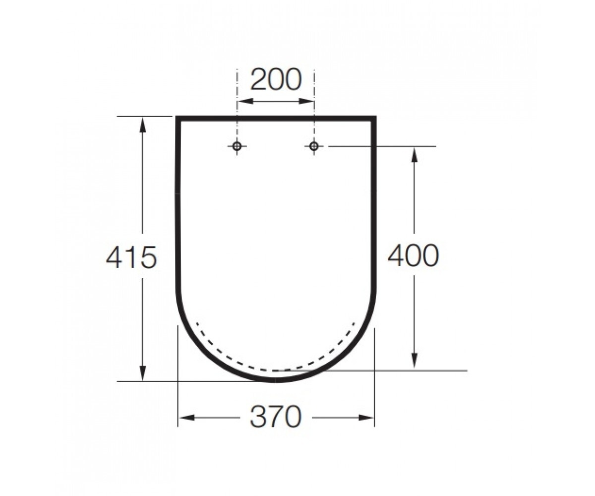 Сиденье для унитаза ROCA INSPIRA с микролифтом дюропласт 370x415мм 200мм между креплениями белое A80152C00B
