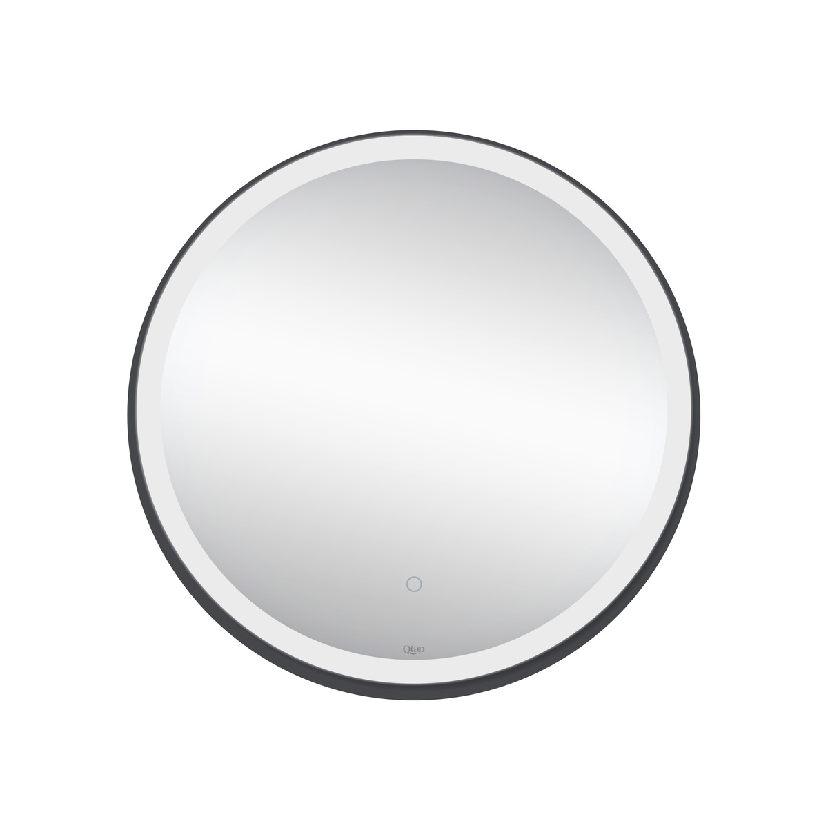 Зеркало круглое для ванной Q-TAP Robin 60x60см c подсветкой сенсорное включение антизапотевание QT13786501B