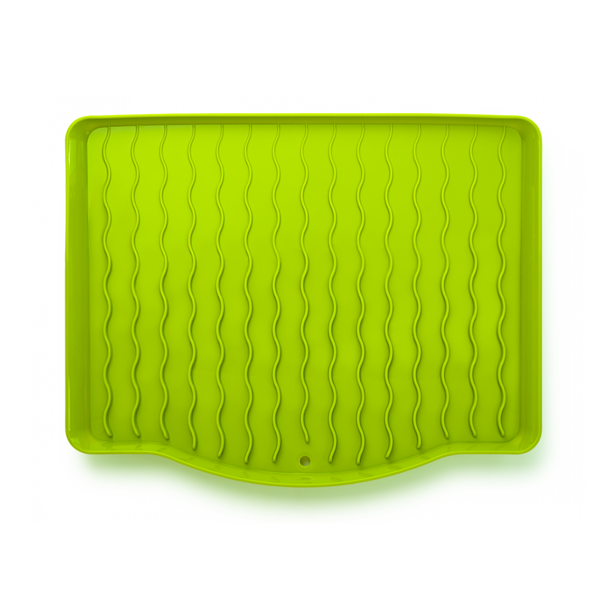 Сушарка для посуду MVM 455x358x35мм пластикова зелена DR-01 GREEN