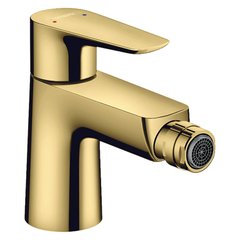 Змішувач для гігієнічного душу одноважільний HANSGROHE TALIS E золото латунь з донним клапаном 71720990