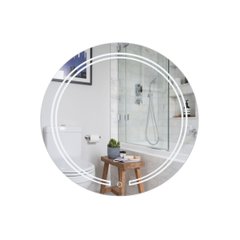 Зеркало круглое для ванной Q-TAP Jay N 59x59см c подсветкой сенсорное включение QT07782504W