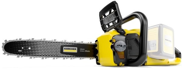 Пила цепная аккумуляторная Karcher CNS 36-35 Battery 36В акб 2х5А·час шина 35см быстрозарядное ЗУ 5.5кг