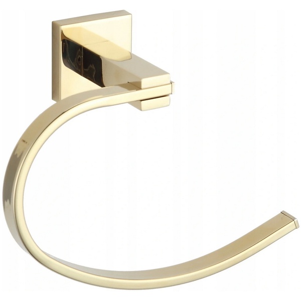 Держатель-кольцо для полотенец MEXEN Vane 190мм прямоугольный металлический золото MEX-7020932-50