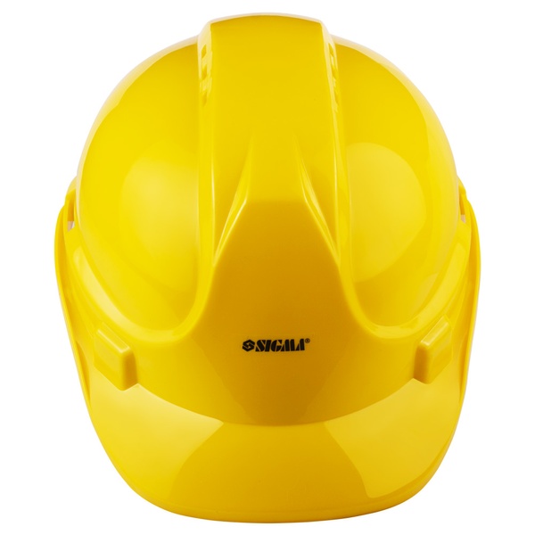 Каска строительная 8 точек крепления (желтая) SIGMA (9414521)