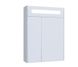 Шкафчик подвесной с зеркалом в ванную AQUARIUS SOFI 60x80x17.5см c подсветкой белый AQ-U1113084845 1 из 2