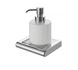 Дозатор для миючого засобу настінний для ванної HACEKA Viero хром 200мл кераміка 1121285 1 з 2