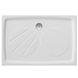 Піддон для душової кабіни RAVAK Gigant Pro 100x80x3см прямокутний композитний без сифону білий XA03A401010 1 з 6