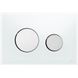 Кнопка слива для инсталляции TECE Loop стеклянная двойная глянцевая белая 9240660 1 из 4