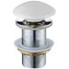Донный клапан нажимной для раковины MEXEN 65мм без перелива керамический 1 1/4" матовый белый MEX-79910-01 1 из 2