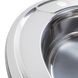 Мийка для кухні із нержавіючої сталі кругла PLATINUM 490 ПОЛIРОВКА 490x490x170мм глянцева 0.6мм із сифоном PLS-A8754 4 з 6