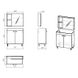Набор мебели в ванную ROZZY JENORI ATLANT серый RJ02801GR 2 из 5