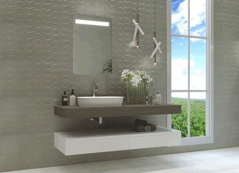Зеркало в ванную DEVIT Optima 70x50см c подсветкой прямоугольное 5210130