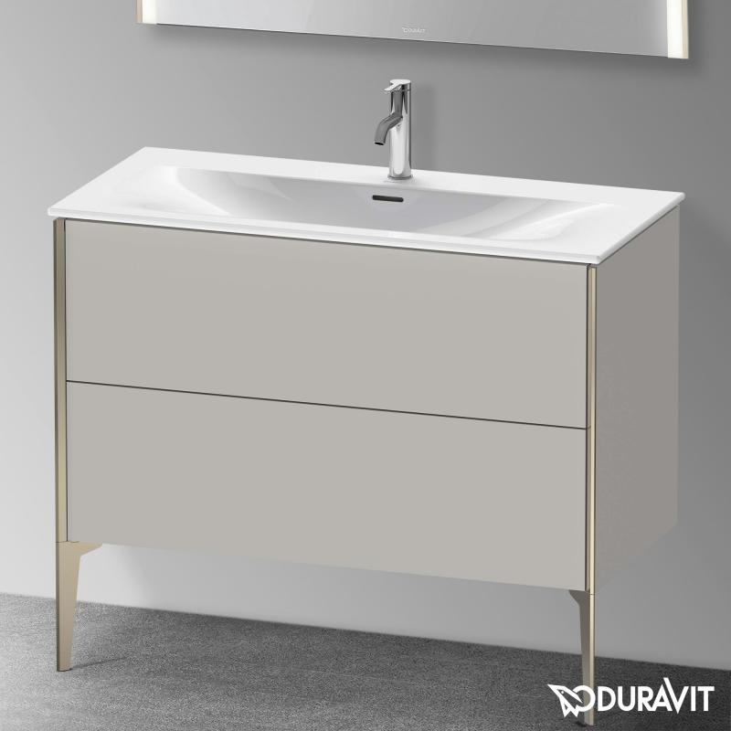 Тумба під умивальник DURAVIT XViu 101x59.1x48см на підлогу сіра XV43030B191