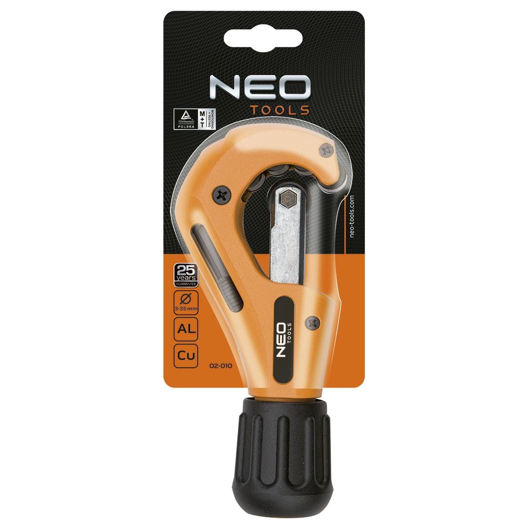 Труборез Neo Tools для медных и алюминиевых труб, 3-35мм.