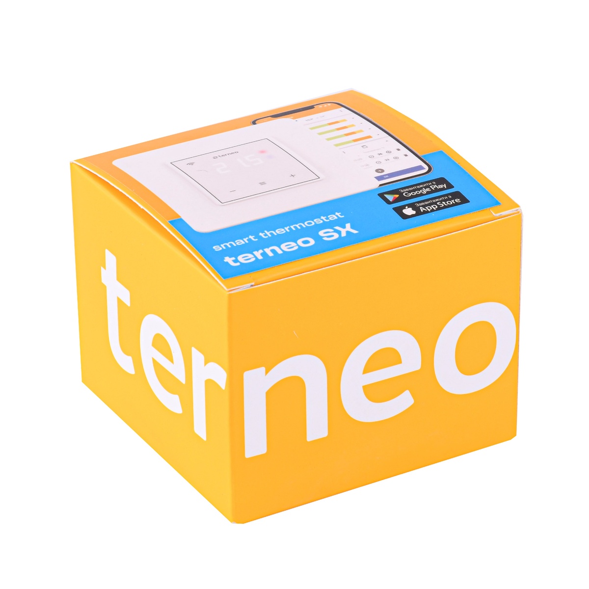 Комнатный терморегулятор для теплого пола TERNEO SX Wi-Fi беспроводной с программированием 000027906
