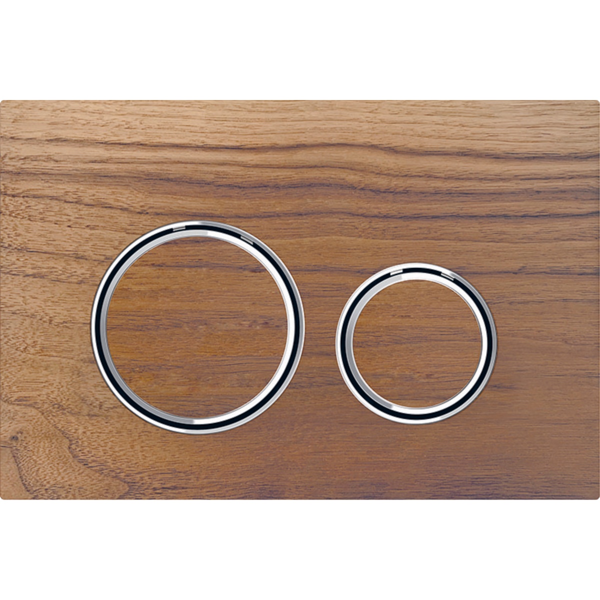 Кнопка слива для инсталляции GEBERIT Sigma21 деревянная двойная матовая коричневая 115.884.JX.1