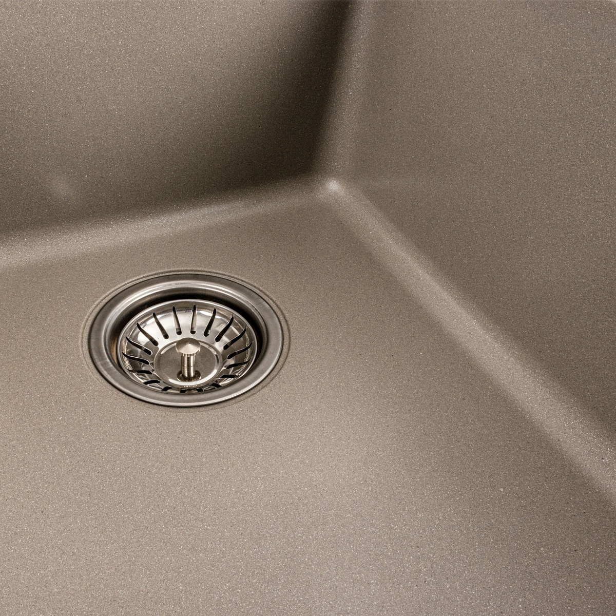 Мийка для кухні гранітна кутова PLATINUM 9950 PANDORA 990x500x200мм без сифону на півтори чаші бежева PLS-A39646