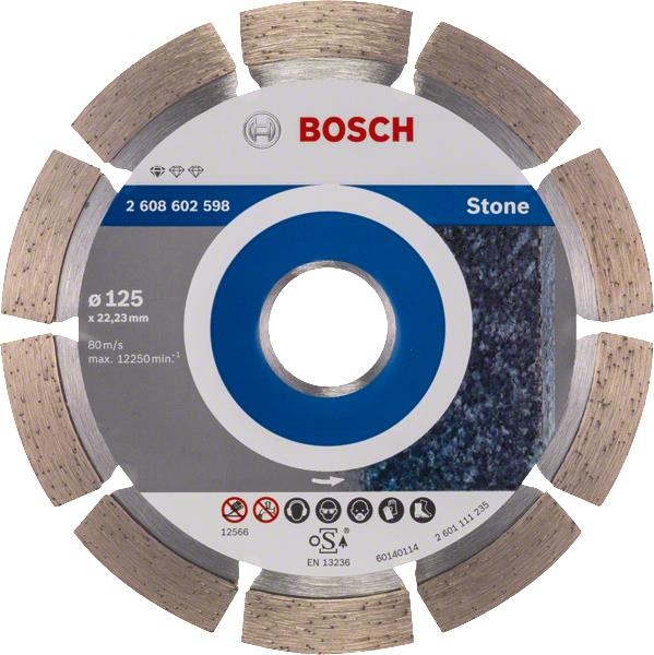 Диск алмазный Bosch Standard for Stone, 125х22.23мм