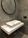 Стільниця під раковину-чашу у ванну VOLLE Solid Surface штучний камінь 90x46см білий 10-40-75 2 з 2