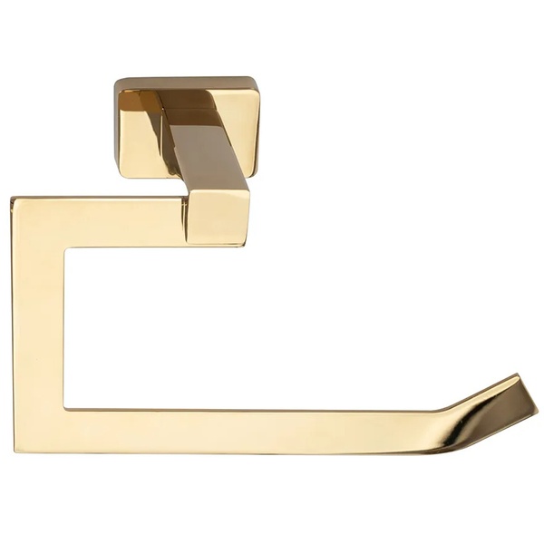 Тримач для туалетного паперу REA Erlo прямокутний металевий золото REA-80011