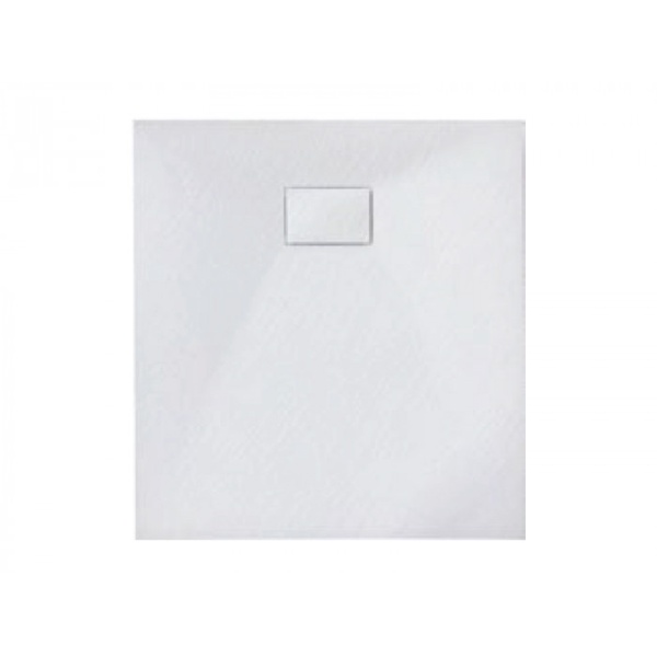 Піддон для душової кабіни ASIGNATURA Tinto 49837004 90x90x4см композитний із сифоном білий