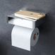 Тримач туалетного паперу з поличкою AM.PM Inspire 2.0 хром метал A50A341500 7 з 8