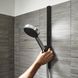 Тримач для ручної душової лійки HANSGROHE WallStoris 27917670 пластиковий чорний 3 з 3
