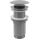 Донный клапан Click-Clack для раковины ALCAPLAST 62мм без перелива латунь 1 1/4" глянцевый хром A395 1 из 3