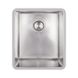 Кухонна мийка із нержавіючої сталі прямокутна APELL 376мм x 436мм матова 1мм із сифоном врізна під стільницю FEM34UBC 1 з 2