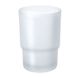 Стакан для зубних щіток настільний BEMETA OMEGA округлий скляний білий 131567001m 1 з 2