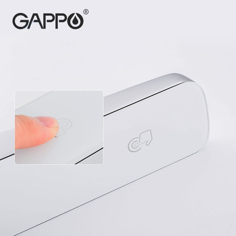 Cмеситель для умывальника сенсорный со смешиванием GAPPO хром латунь G523