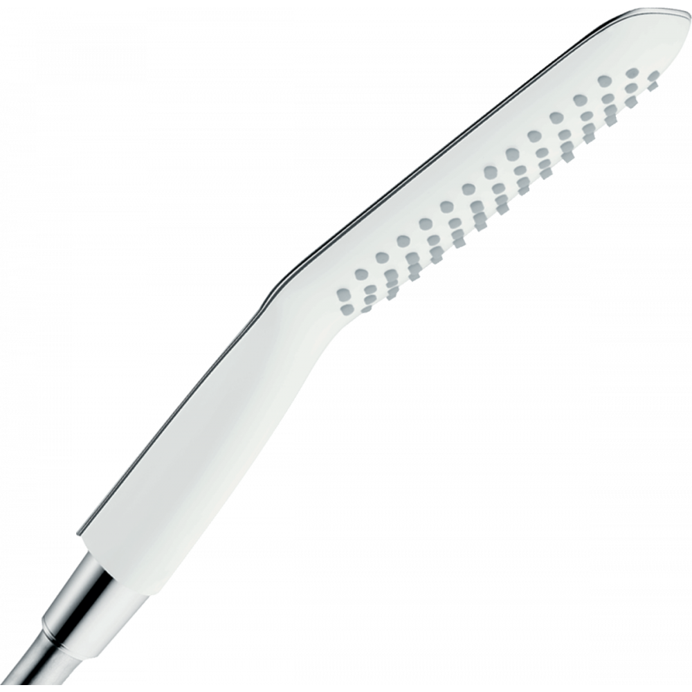 Душова лійка-трубка HANSGROHE PuraVida EcoSmart 28568400 150x35мм пластикова біла