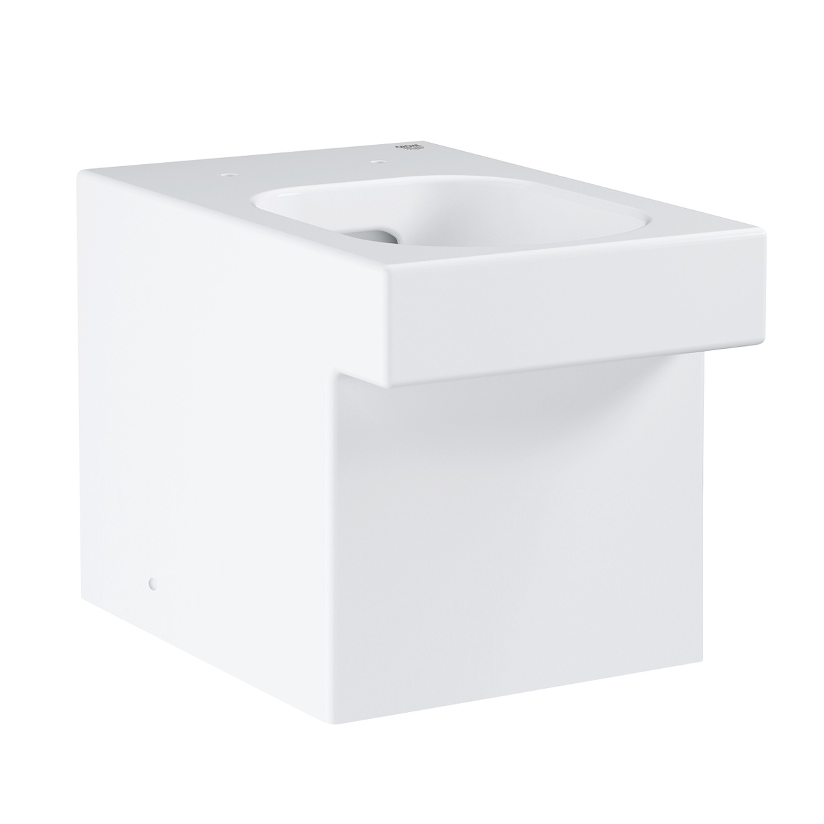 Унитаз напольный безободковый белый без бачка GROHE Cube Ceramic без сиденья выпуск в стену 3948500H