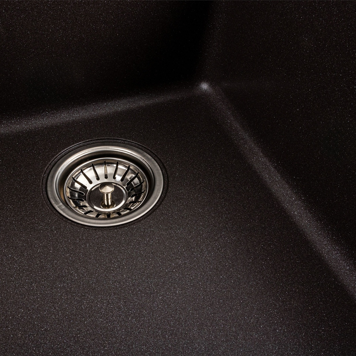 Мийка для кухні гранітна кутова PLATINUM 9950 PANDORA 990x500x200мм без сифону на півтори чаші коричнева PLS-A39648