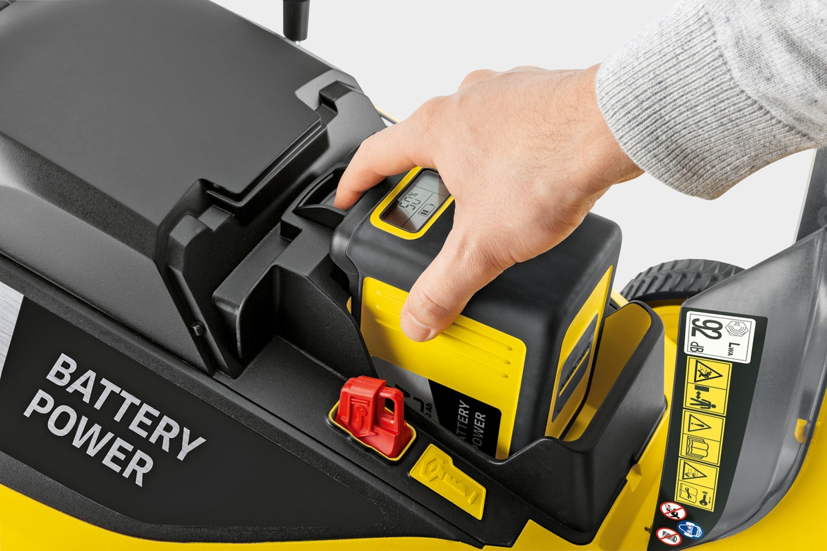 Газонокосарка акумуляторна Karcher LMO 36-46 Battery Set 36В акб 1х5А·год 46см 20-70см до 650м.кв