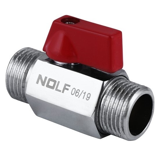 Кран кульовий NOLF NF.430 1/2" зв-зв міні PN16бар NF2970