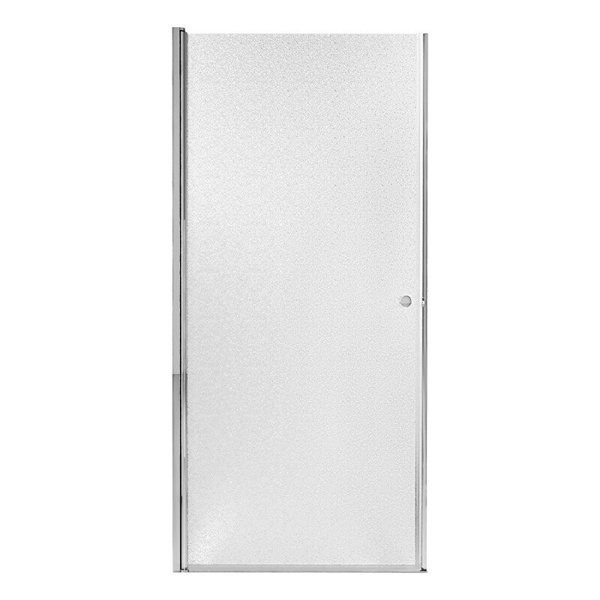 Дверь стеклянная в душевую нишу распашная Q-TAP Presto 79см x 185см матовое стекло 5мм профиль хром PRECRM208P5