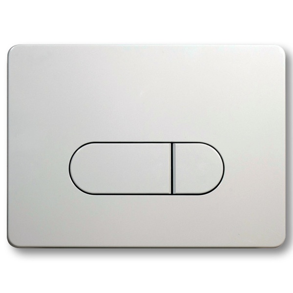 Кнопка слива для инсталляции KOLLER POOL Orion Cosmo пластиковая двойная глянцевая белая KP-228-003
