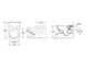 Унитаз подвесной белый VILLEROY&BOCH VERITY DESIGN 2.0 с сиденьем с микролифтом 5C98HR01 2 из 3