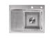Кухонная мойка стальная прямоугольная врезная под столешницу LIDZ 500мм x 630мм матовая 3мм с сифоном LIDZH6350RBRU3008 1 из 9