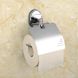 Держатель для туалетной бумаги с крышкой FRAP F1903 округлый металлический хром 5 из 5