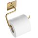 Тримач для туалетного паперу REA 322191 прямокутний металевий золото REA-77034 2 з 4