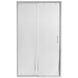 Двері для душової ніші Q-TAP Taurus скляні універсальні розсувні 185x120см прозорі 6мм профіль хром TAUCRM201112C6 1 з 6