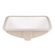 Умивальник врізний для ванної під стільницю 535мм x 370мм Q-TAP Stork білий прямокутна QT15116032W 3 з 7